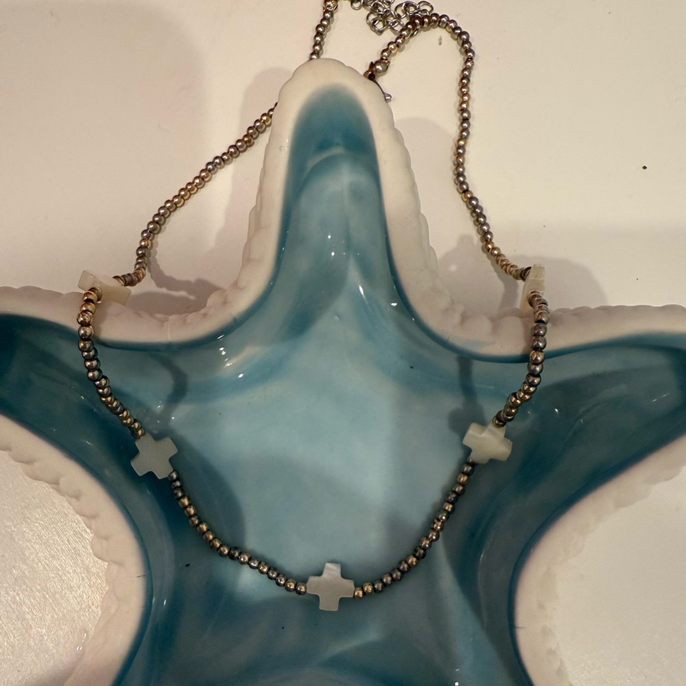 Plus/cross necklace